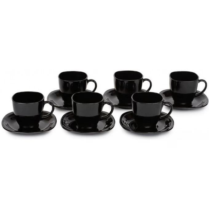 Чайный набор LUMINARC CARINE NOIR 12 предметов P4672 Чайный набор LUMINARC CARINE NOIR 12 предметов P4672