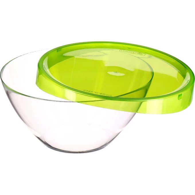 Салатник LUMINARC KEEP N BOWL 20 см с зеленой крышкой V6627 Салатник LUMINARC KEEP N BOWL 20 см с зеленой крышкой V6627